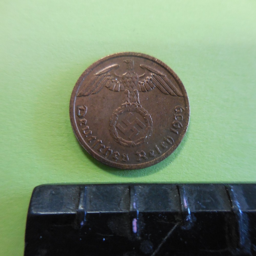 1 Reichspfennig 1939 A Germany Third Reich