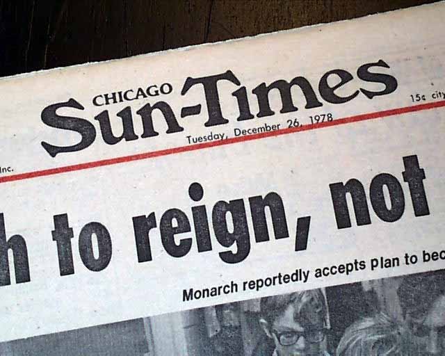 Chicago ARREST & Investigation of John Wayne Gacy Killer Clown 1978 Newspaper