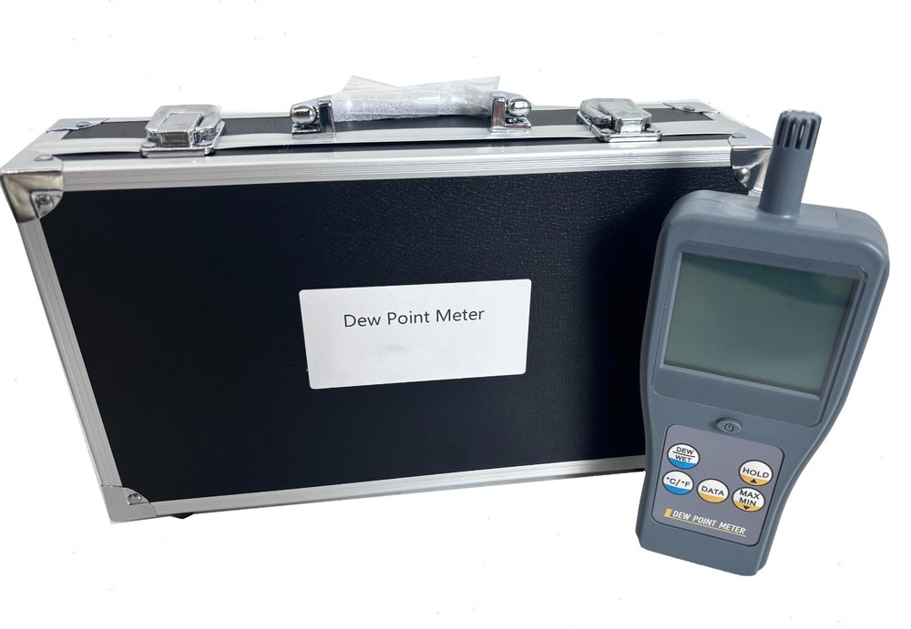 High Precision Dew Point Meter with 99 Groups Data Storage 4 Test Parameter