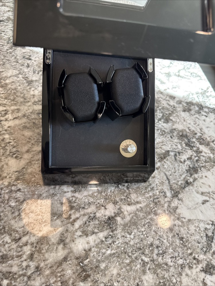 TRIPLE TREE Double Watch Winder for Automatic Watches LIGHTLY USED