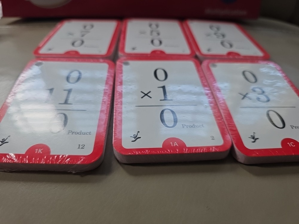 Hooked on Math Multiplication Workbook Open Box