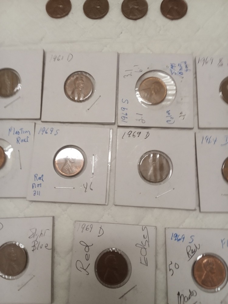 lot 1960 Penny's errors 25 Penny's