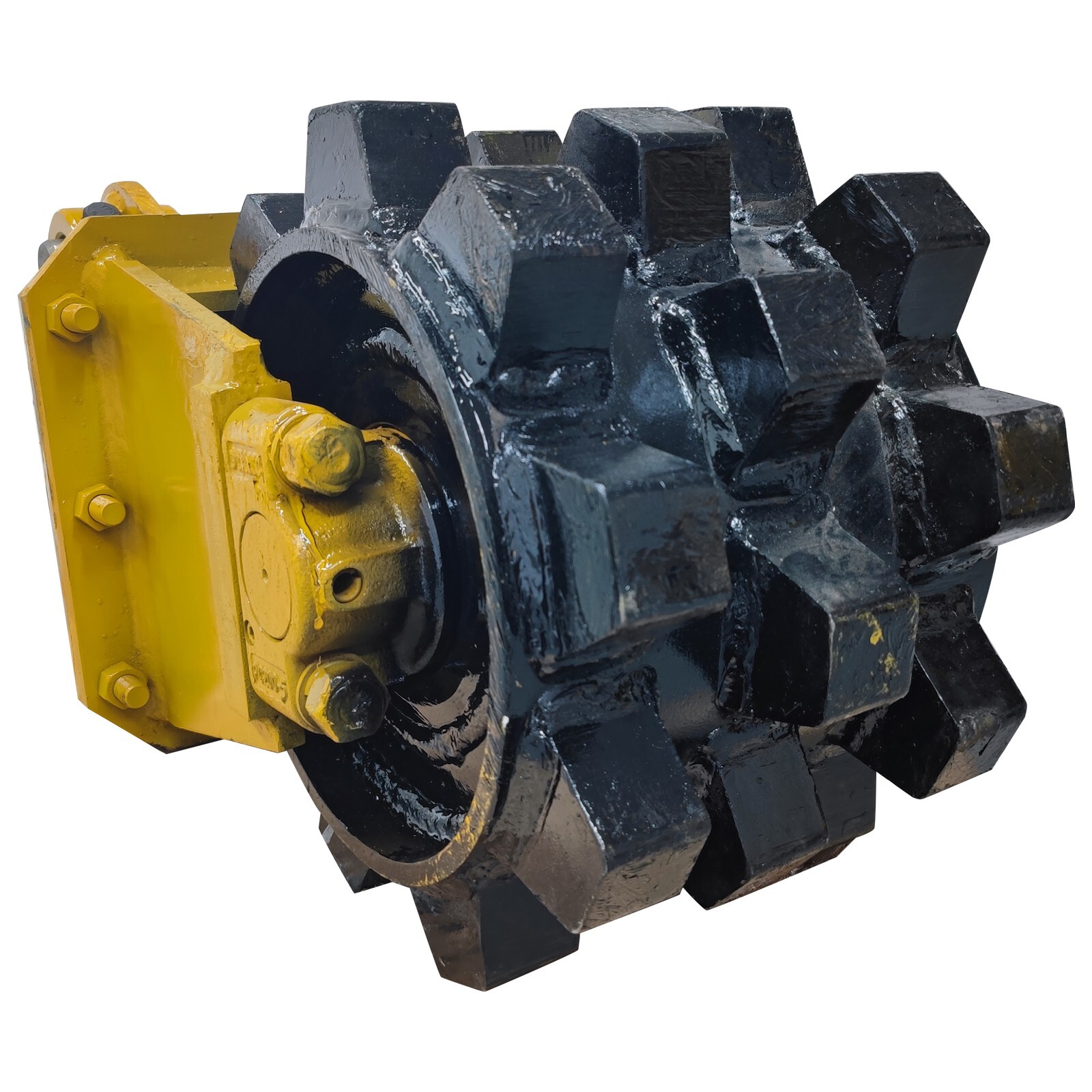 Small Excavator Attachment Compaction Wheel Trench Compaction Auxiliary Tool