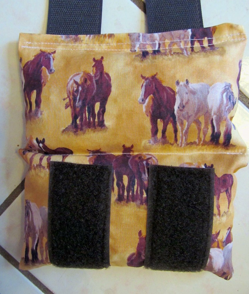 NEW! Microwaveable Reuseable Horse Themed Bit Warmer for Bridle