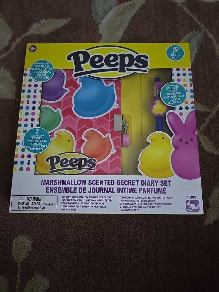 Peeps Marshmallow Scented Secret Diary Set, New, $24.99