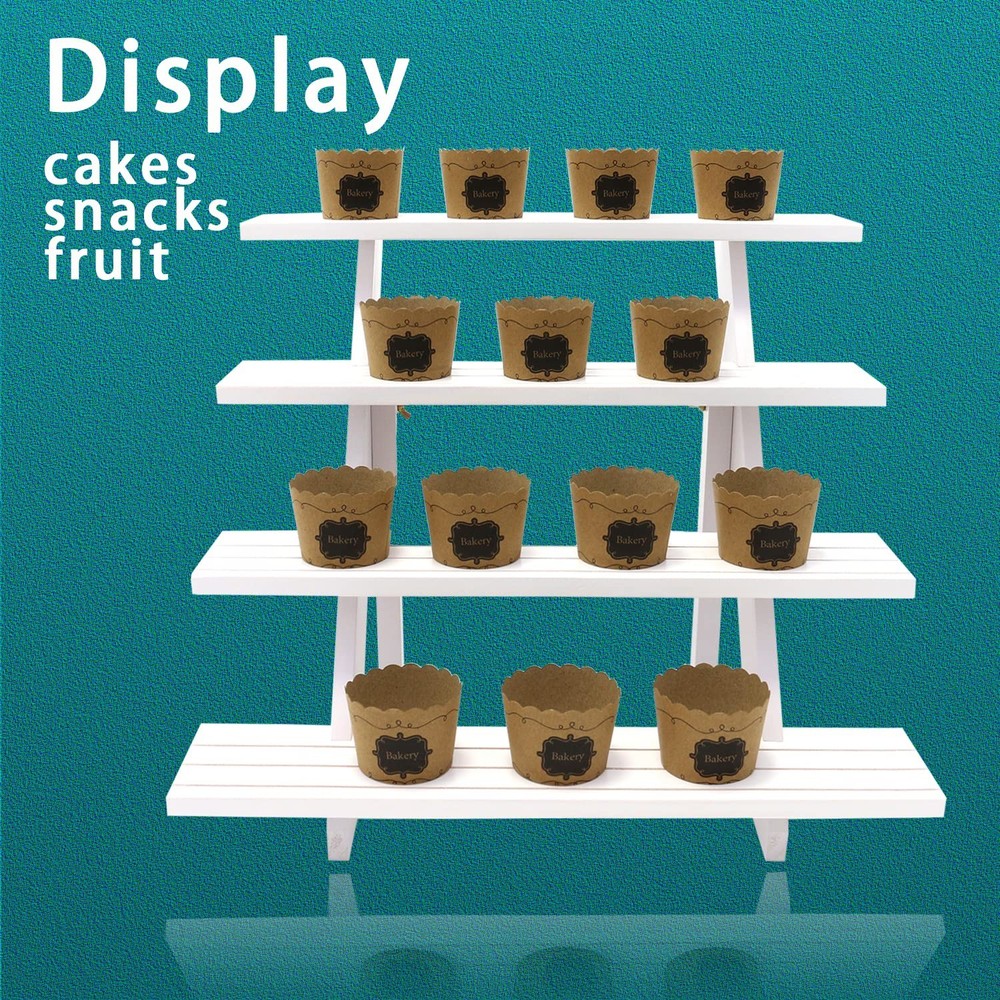 4 Tier Earring Display Stands For Selling, Retail Display Riser Earring, Ring...