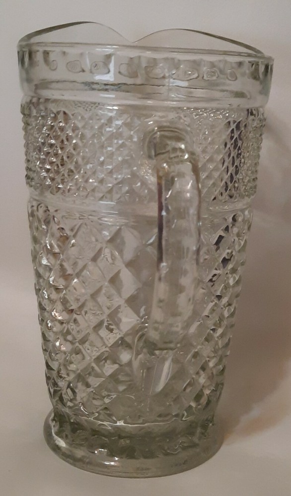 Anchor Hocking 'Wexford' Pattern Depression Glass 44 oz Pitcher