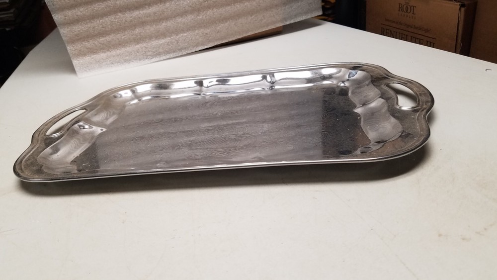 Irwinware Rectangular Silver Platter (M)