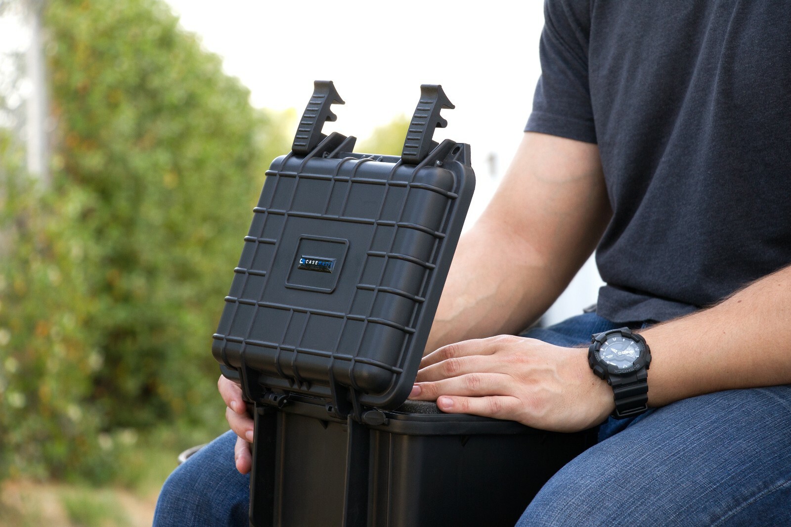 CM Graded Card Case Storage Box for 40 Graded Sports Trading Cards, Waterproof