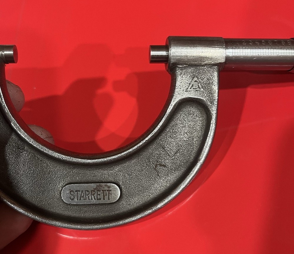 Starrett NO436 Outside Micrometer 1”-2”