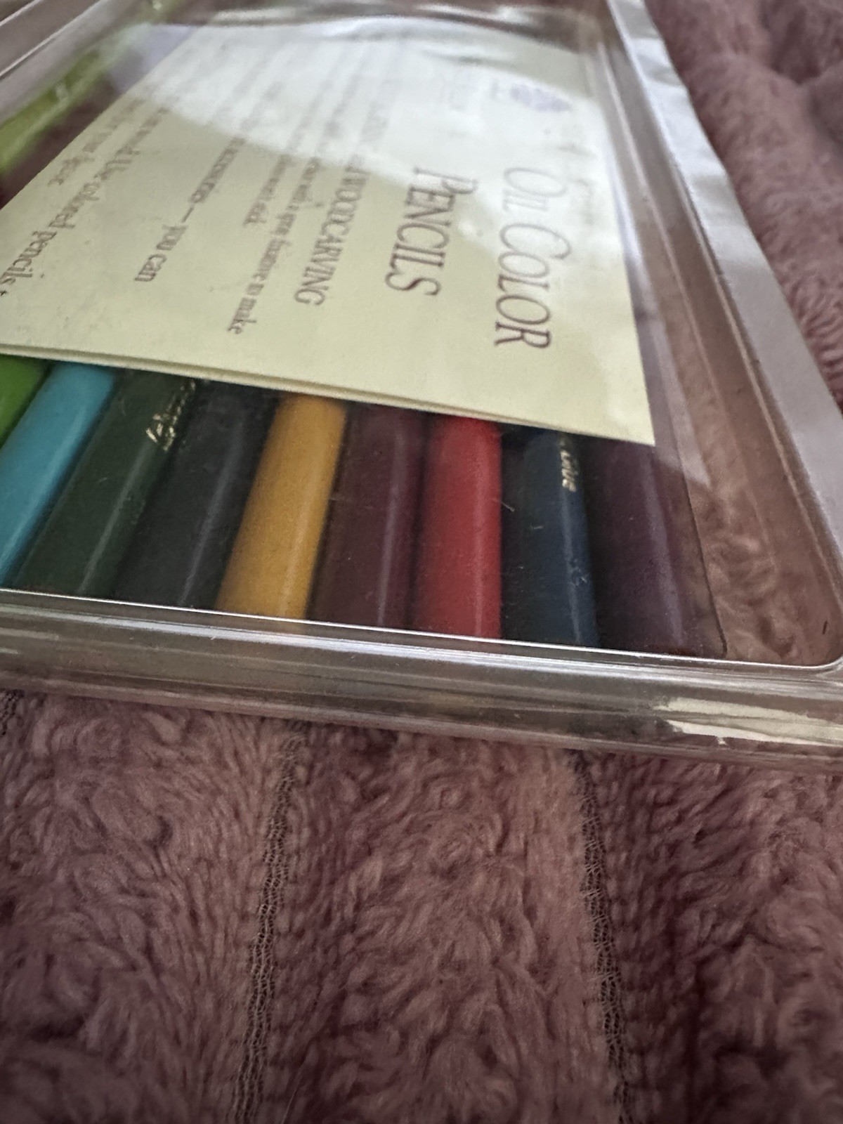 WALNUT HOLLOW OIL COLOR PENCILS 24 PACK NO 9924 NEW