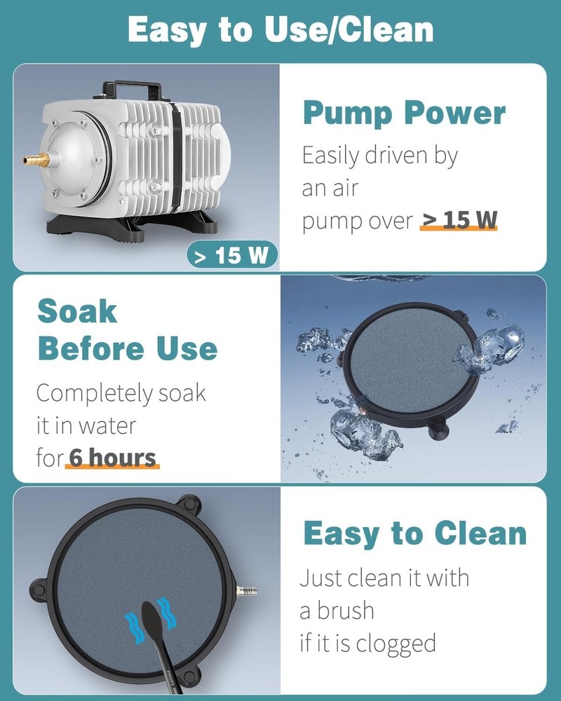 8.4 Inch Bubble Diffuser with Automatic Operation for Water Aeration