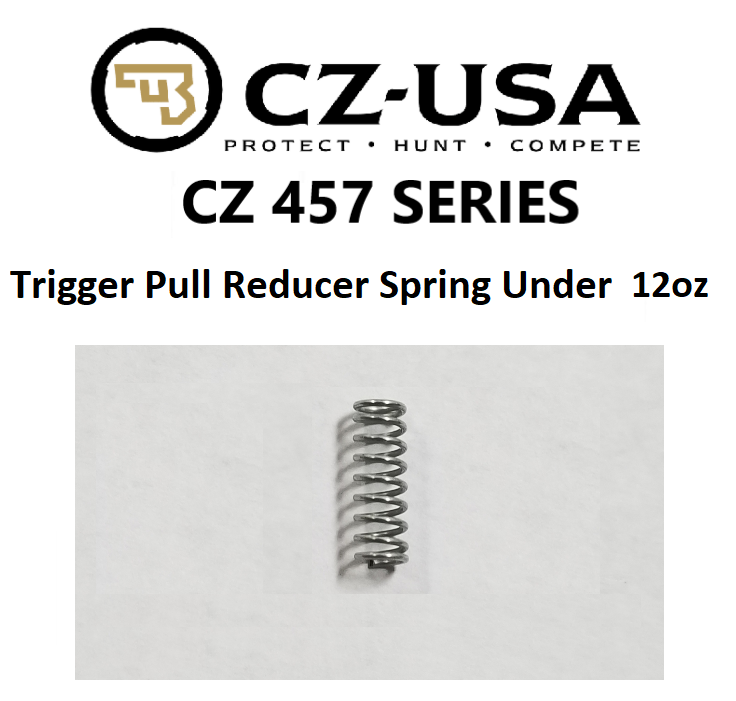 CZ 457 Series Rifles, Trigger Pull Reducer Spring 12oz+