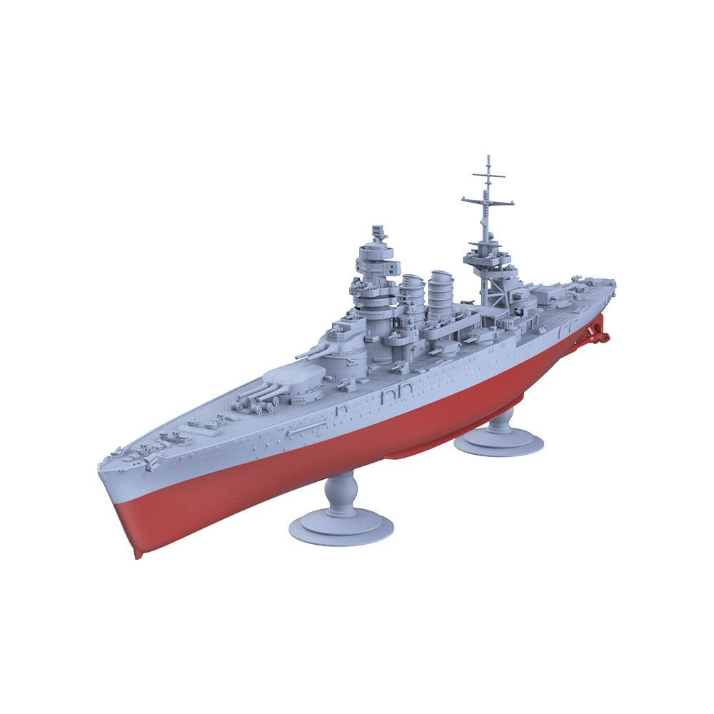 1:2000 Italy ConteDiCavour-claSSC Battleship Full Hull
