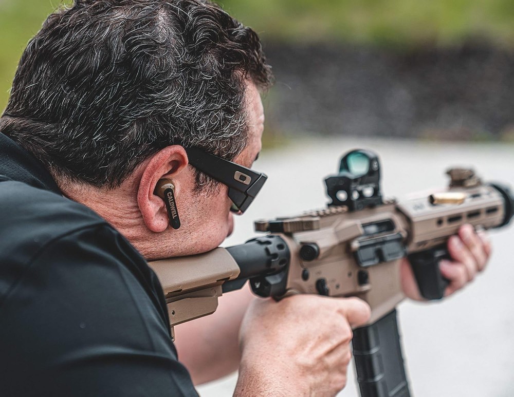 E-MAX Shadows 23 NRR - Electronic Hearing Protection with Bluetooth Connectiv...