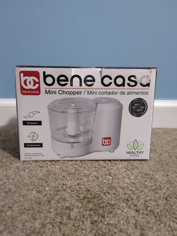 bene casa Mini Chopper/Mini cortador de alimentos - Never Opened