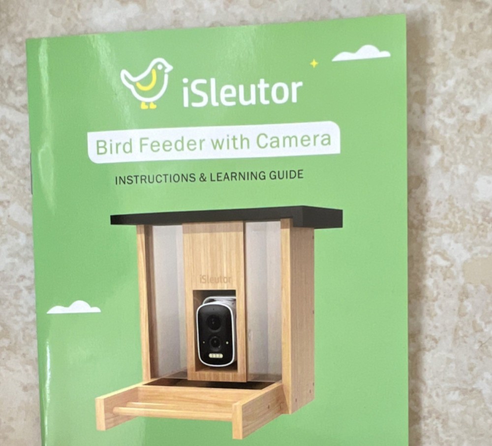 iSleutor Smart Bird Feeder Camera Eco-friendly Easy Clean Bamboo