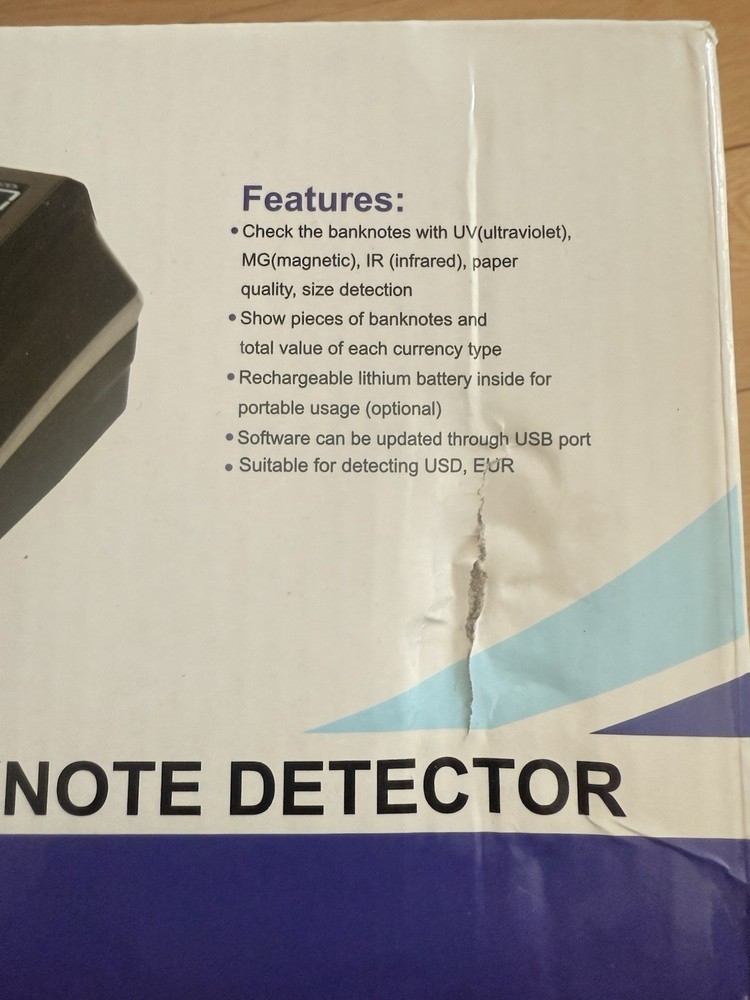 💵💲Deteck Banknote Detector DT10C 💵💲