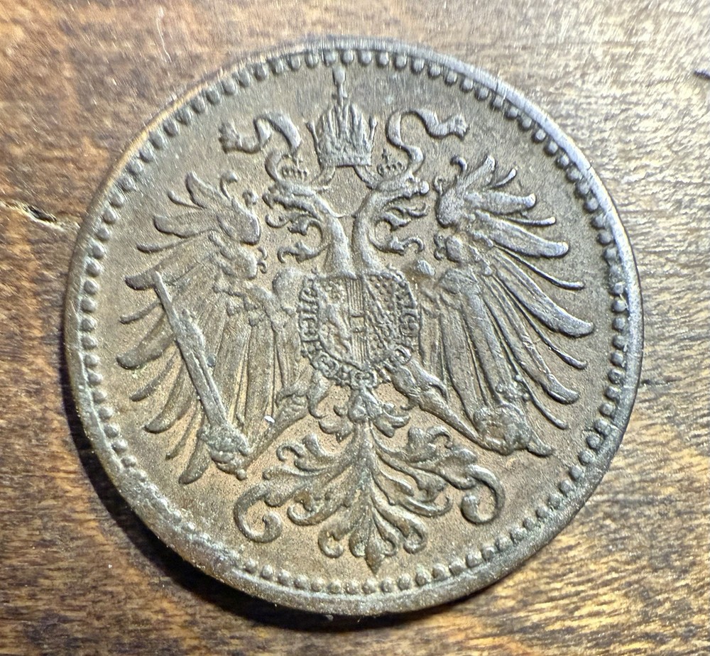 Austrian Empire 1901 1 Heller KM# 2800