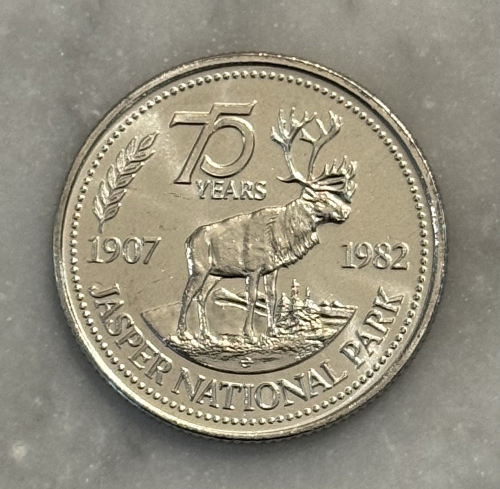 1985 Canada Jasper International Souvenir Dollar - Prooflike