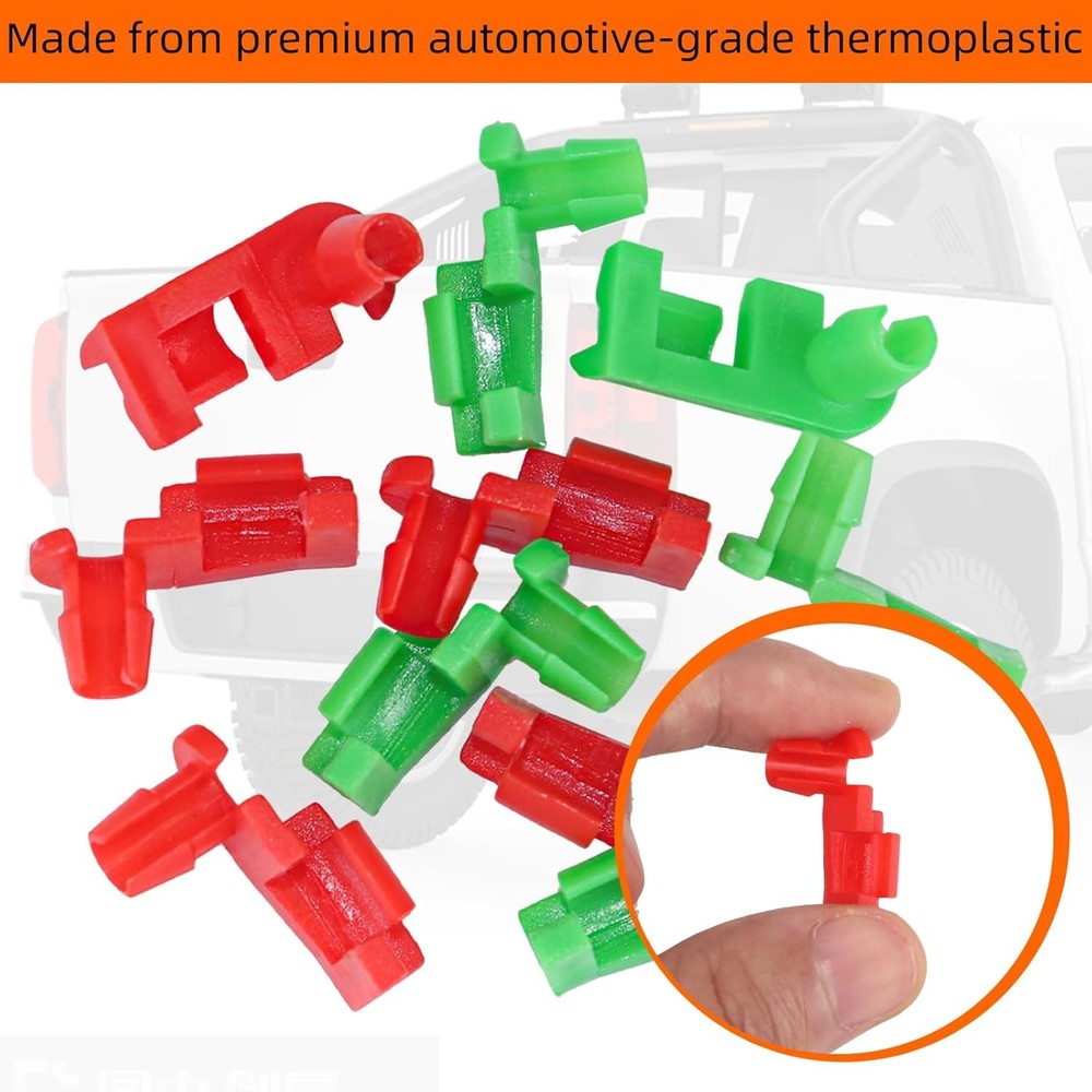 Tailgate Latch Clip Chevy Silverado 10Pcs 88981030