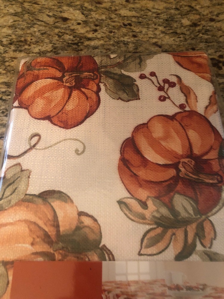 Celebrate Fall Together Pumpkin Tablecloth