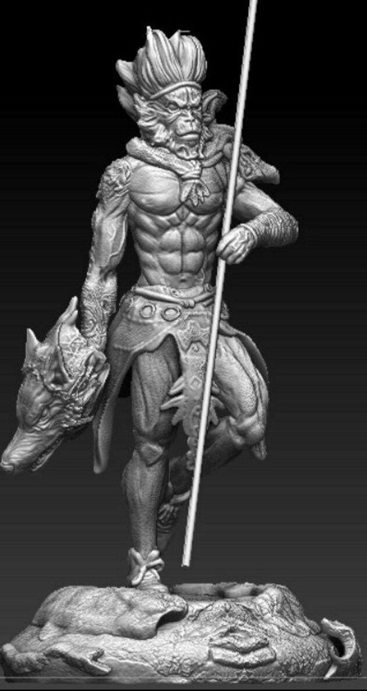 king Monkey Model Kit  Unpainted/Unassembled