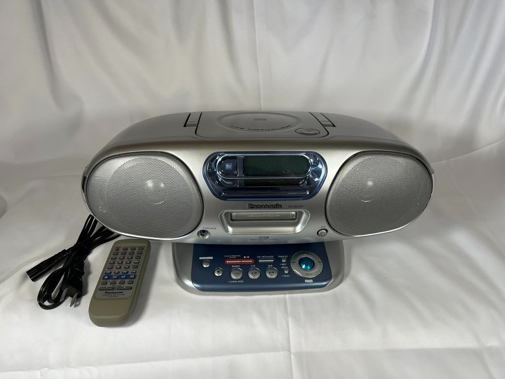 Personal MD system RX-MDX60 CD and MD operation confirmed