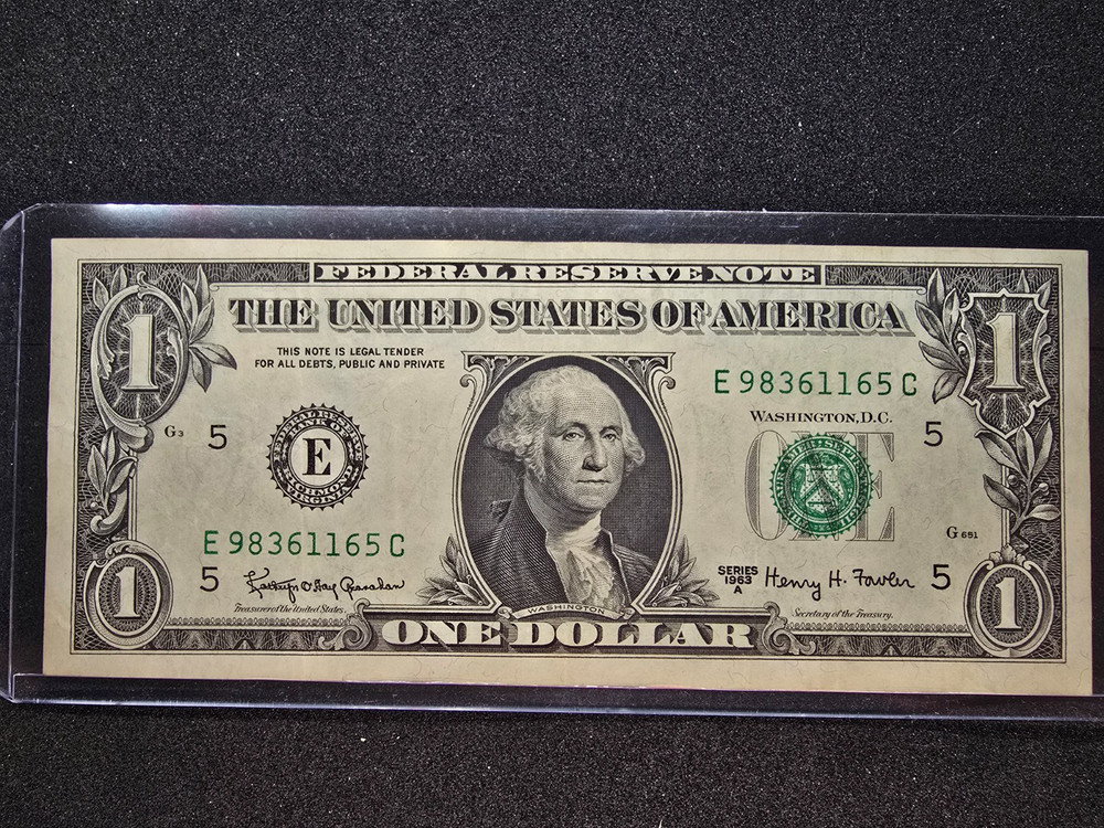 1963A One Dollar Bill, Some sequential