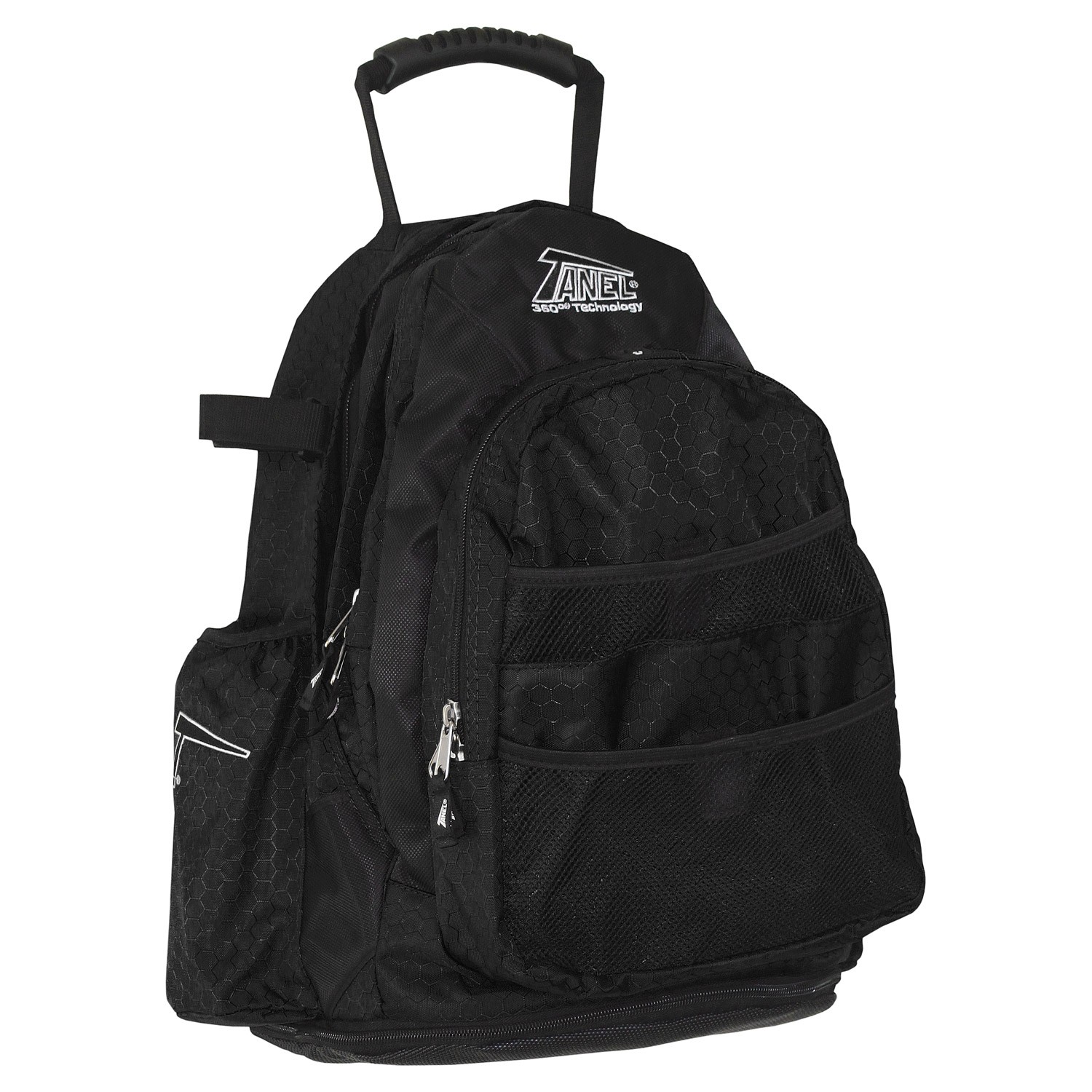 Tanel 360 Bat Pack Baseball/Softball Backpack Bag - Black