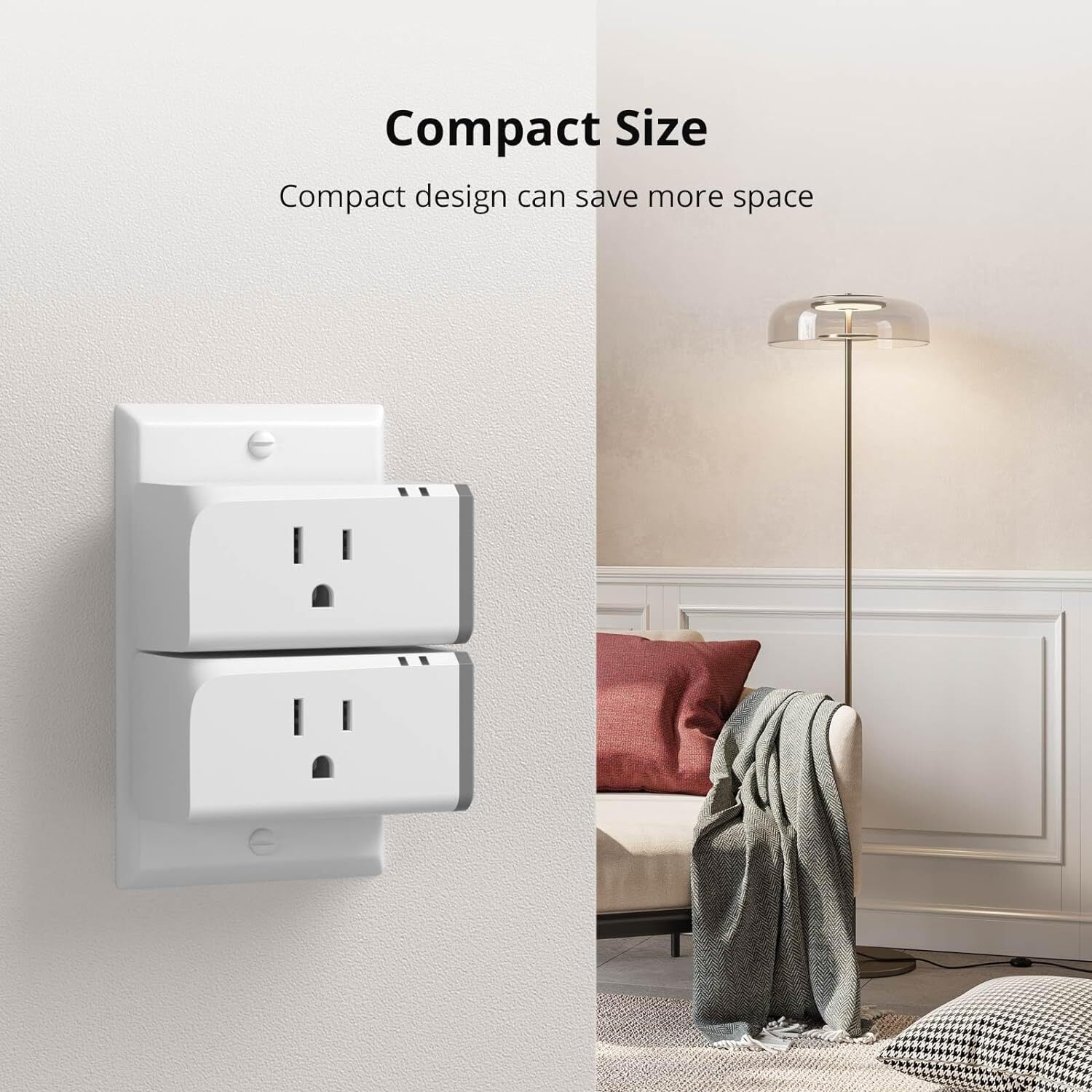 4Packs SONOFF S31 WIFI Smart Plug with Energy Monitoring,15A Smart Outlet Socket