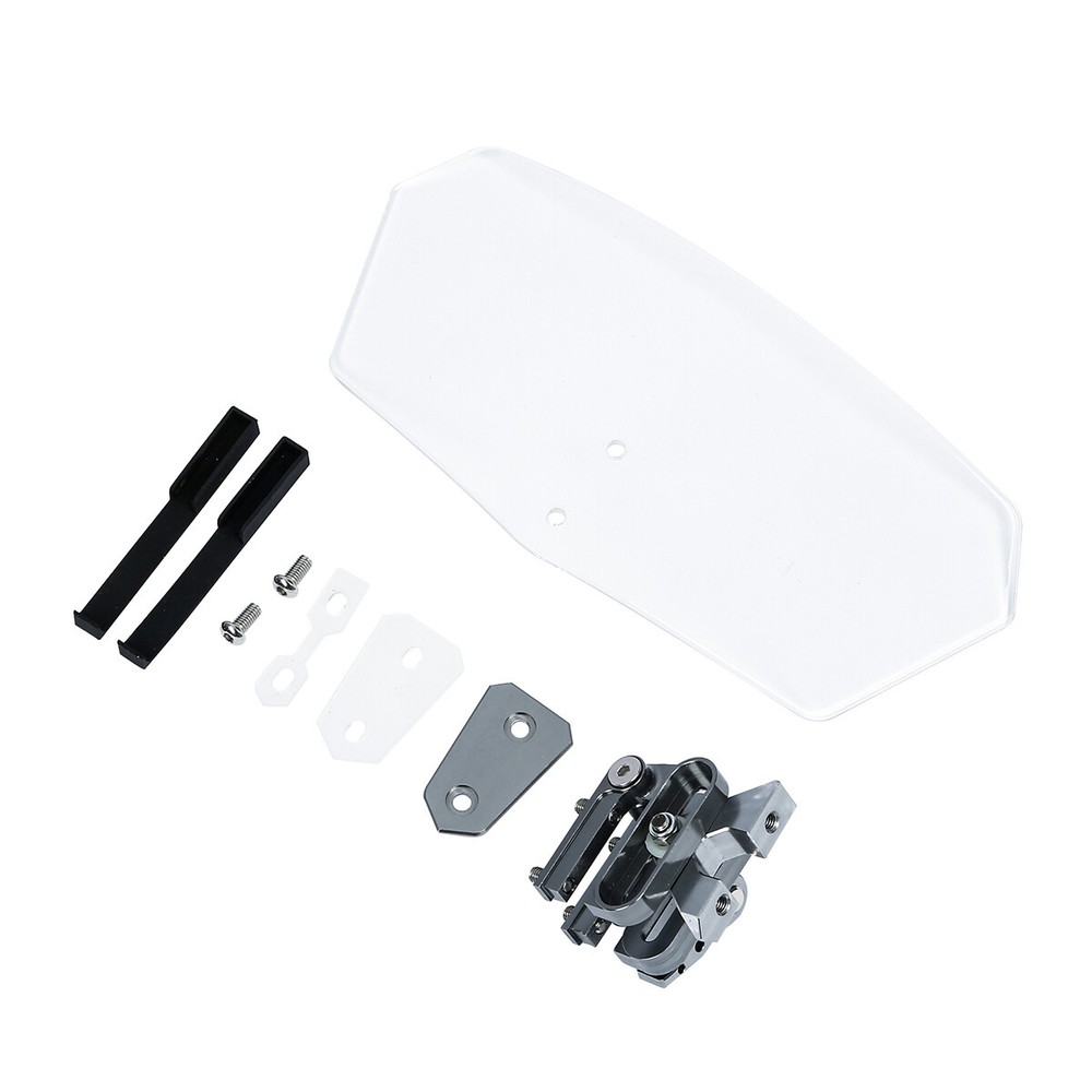Universal Motorcycle Windshield Extension Spoiler Deflector For Harley Touring