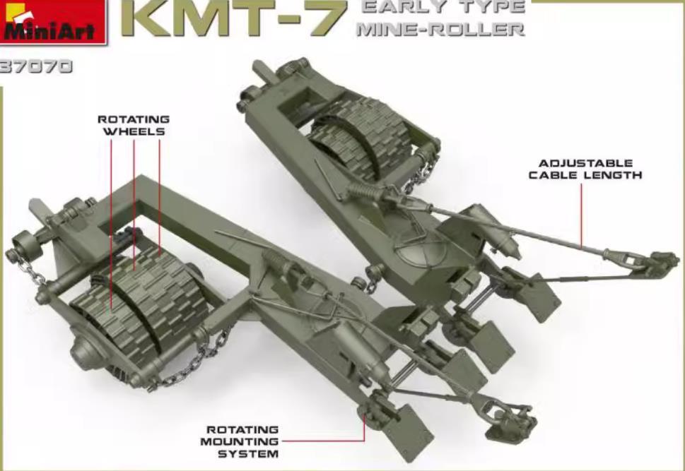 MINIART 37070 1/35 Scale KMT-7 Early Type Mine-Roller