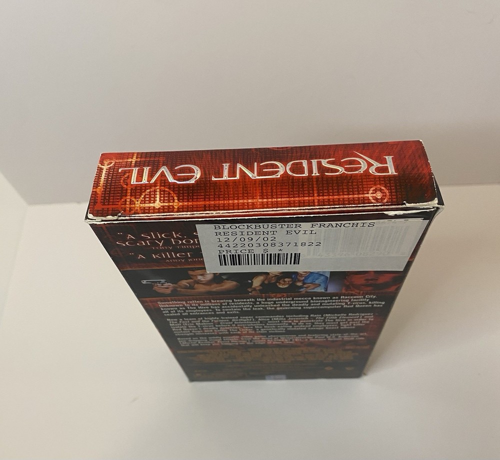 Resident Evil VHS 2002