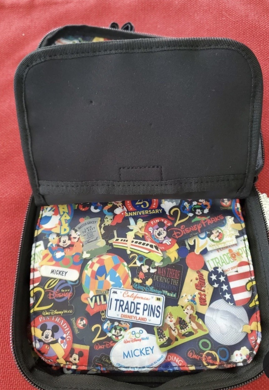 Disney Parks Pin Trading 25th Anniversary Small Mickey Pin Bag 2025 Brand New!