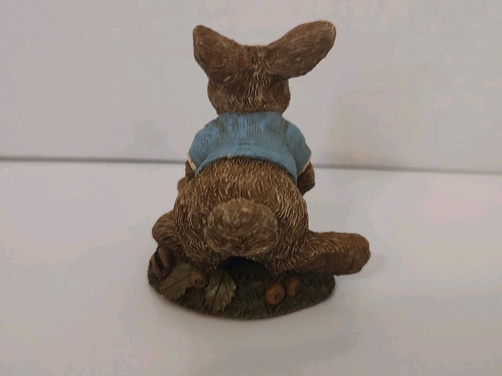 Tim Wolfe Sculpture rabbit baseball "Morgan" Rabbit New with box