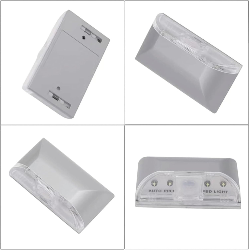 Home Keyhole Light by Battery Operated Auto Sensor Motion Detector Light with 4