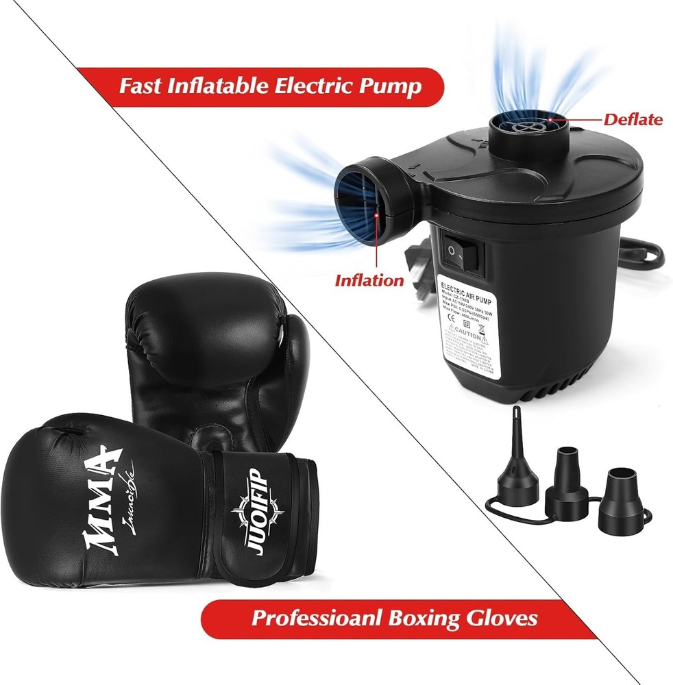 Durable 70'' Boxing Bag with Widened Base - Complete Set for Effective Workouts