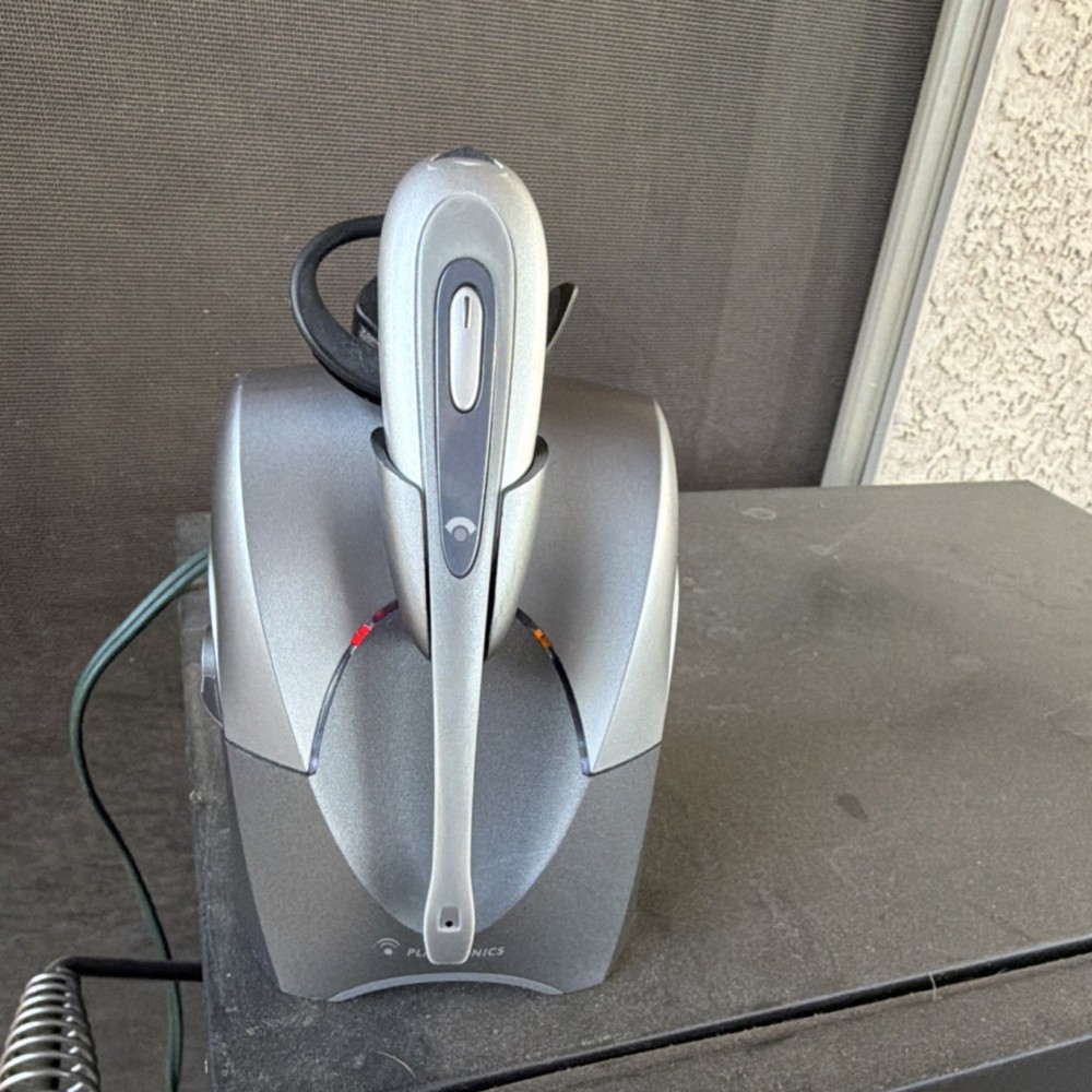 Plantronics CS55 Wireless Bluetooth Headset Ear-hook Boom Mic Single Earpiece