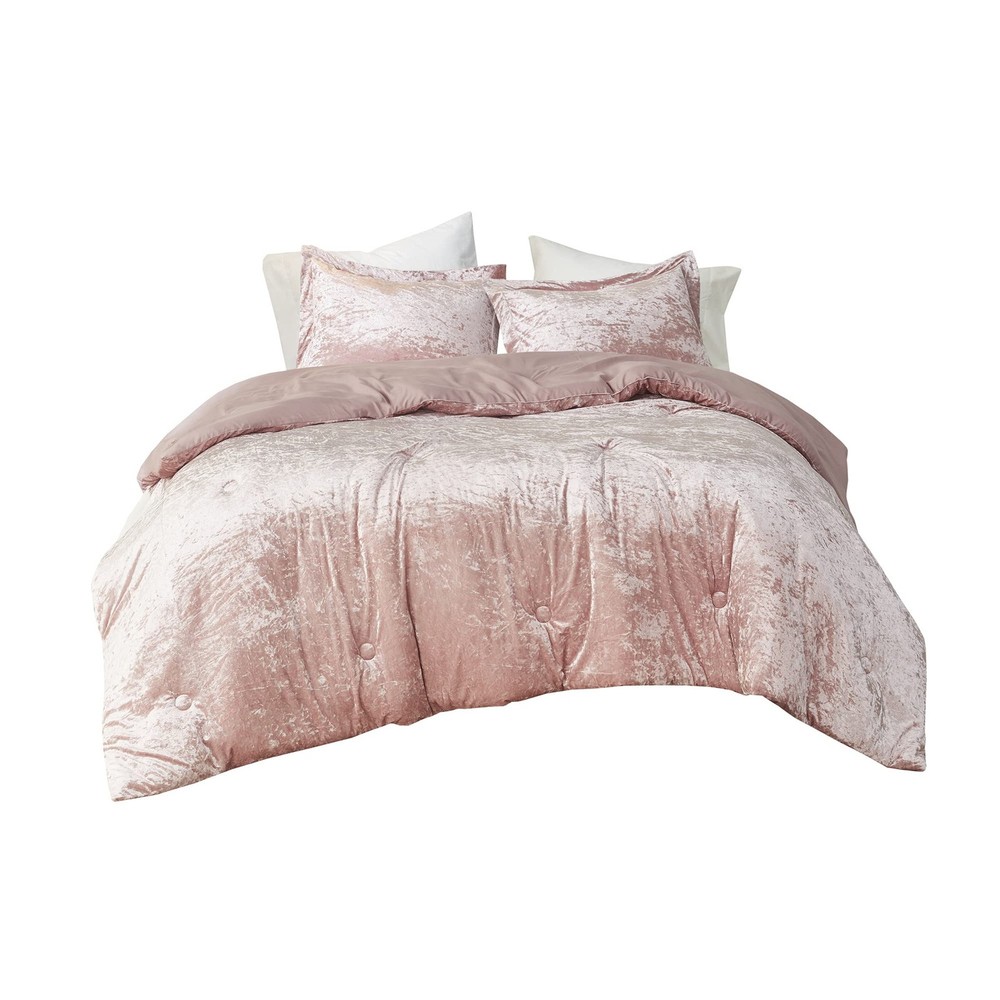 Juliette Luxe Comforter Set Velvet Lush with Soft Brushed Microfiber Reverse,...