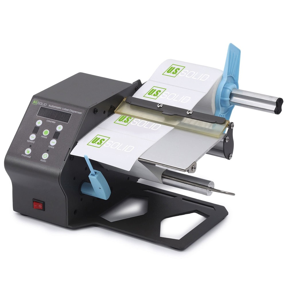 U.S. Solid Automatic Label Dispenser Fanfold Labels Counter 7 in Width