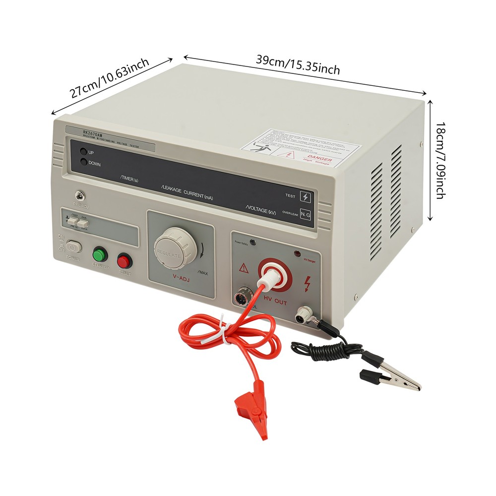 Hi-Pot Tester Insulation Resistance Testing Tool 5KV AC Withstand Tester Current