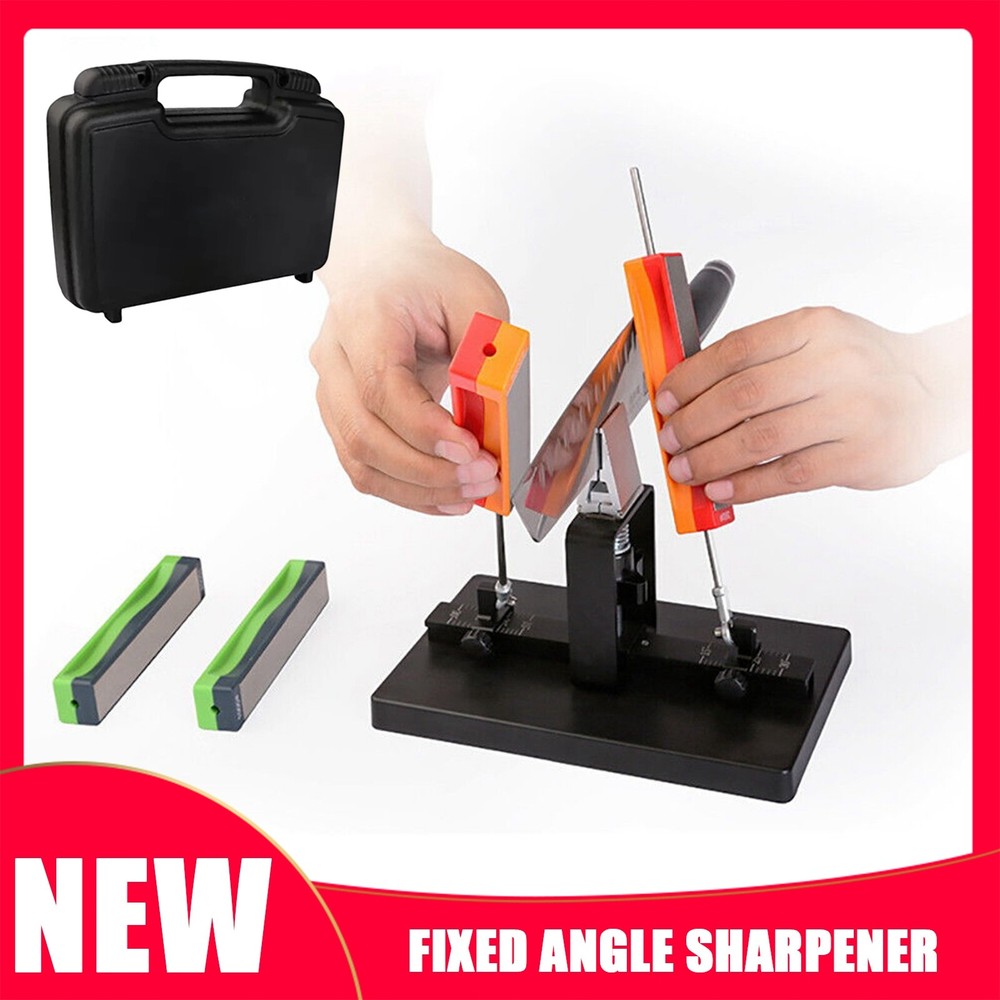 Fixed Angle Sharpener Double-Sided Sharpening Tool Kitchen Grindstone Tool Kits
