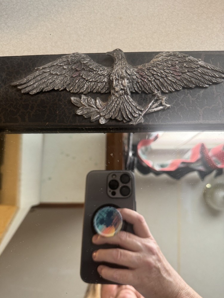 Eagle Biker Motorcycle Theme Hanging Mirror~READ DESCRIPTION~