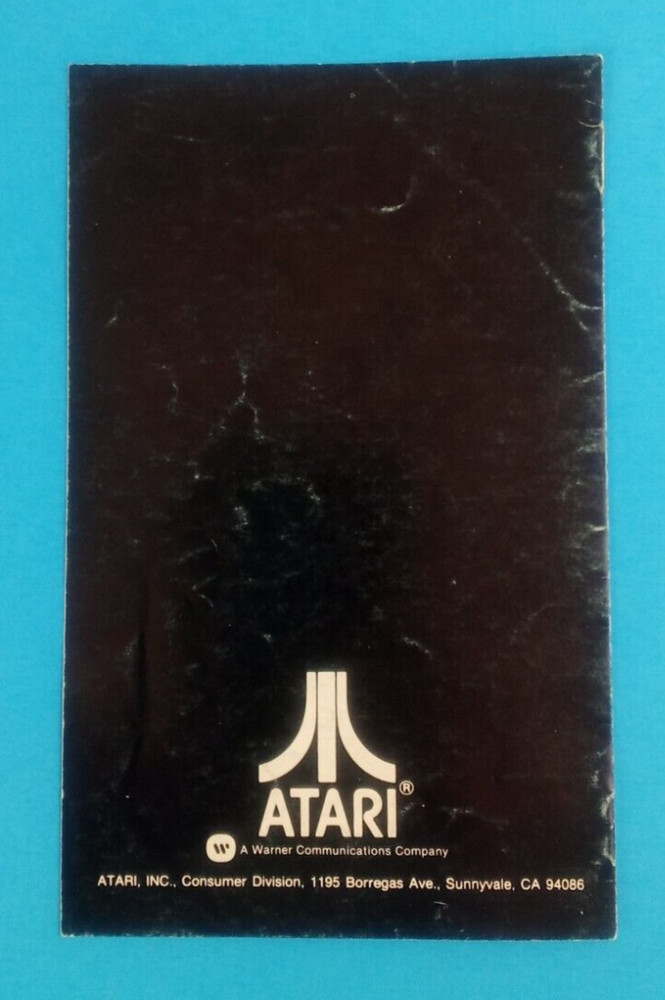 Atari 2600 Black Jack Instructions Manual