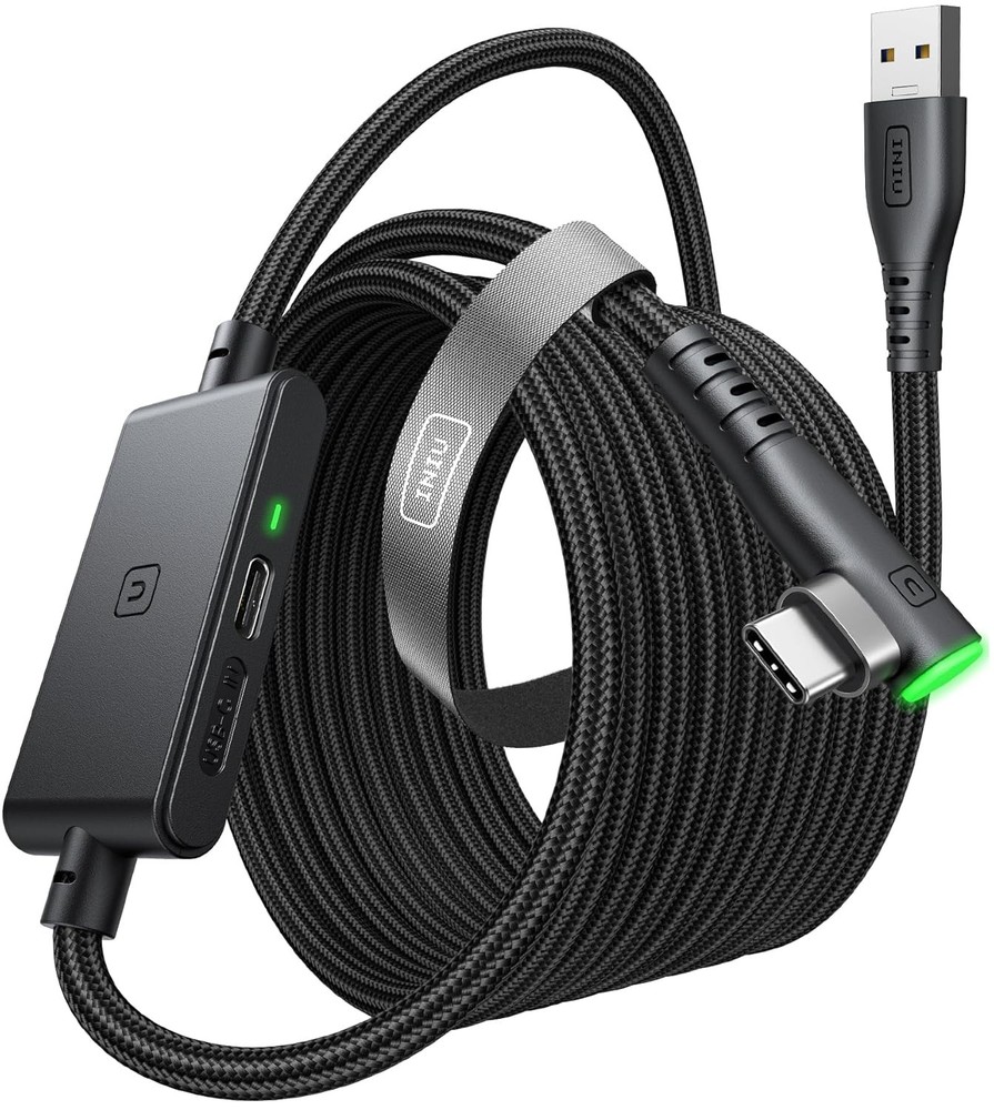 Link Cable with Charging [16ft] for Meta Quest 3/3S, Oculus Quest 2/Pro