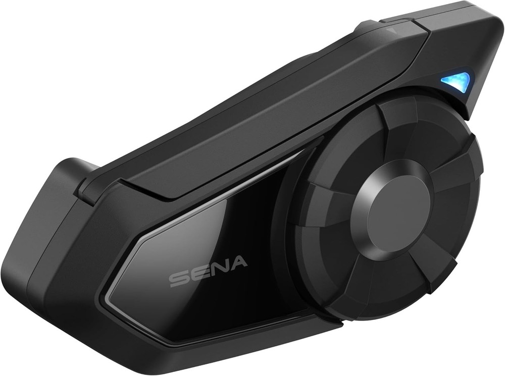 Sena 30K Motorcycle Bluetooth Headset Mesh Communication System, Black, Single