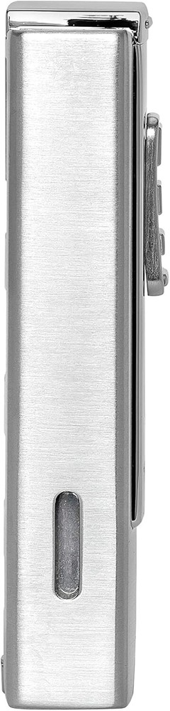 Xikar Trezo Lighter, Inline Triple Jet Flame, Chrome/Silver
