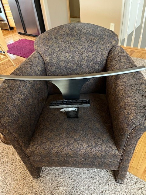 Desk/table top TV stand base mount