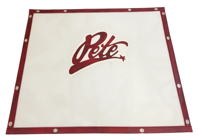 Pete Peterbilt 357/377/378/379 REGULAR (straight) hood Designer Bug Screen